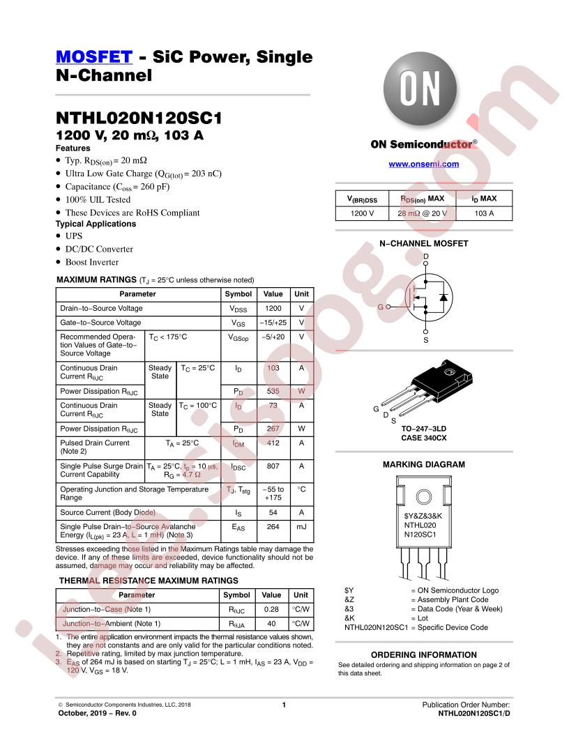 NTHL020N120SC1