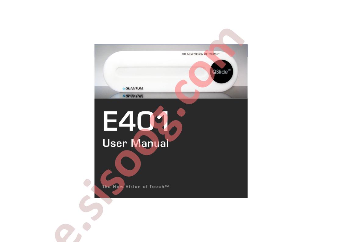 E401 Manual