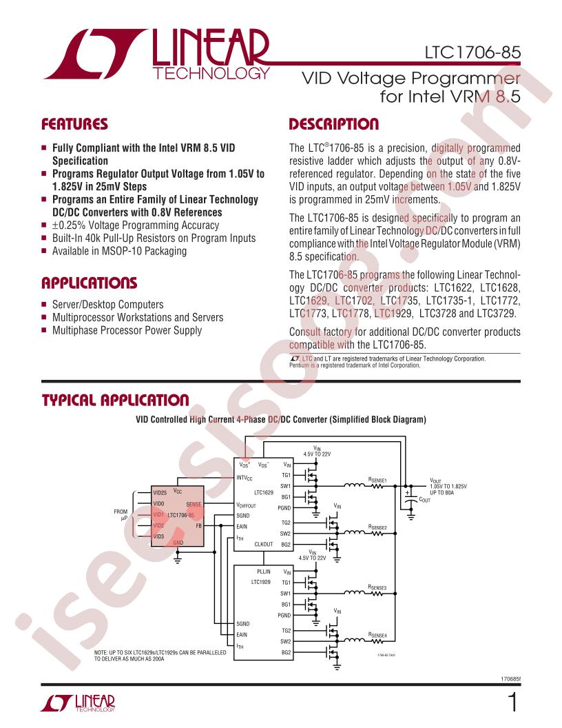 LTC1706-85