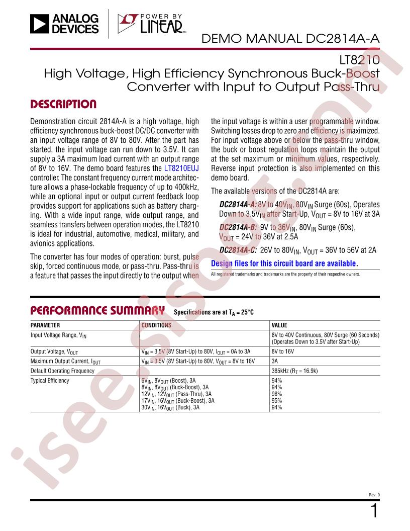DC2814A-A Demo Manual