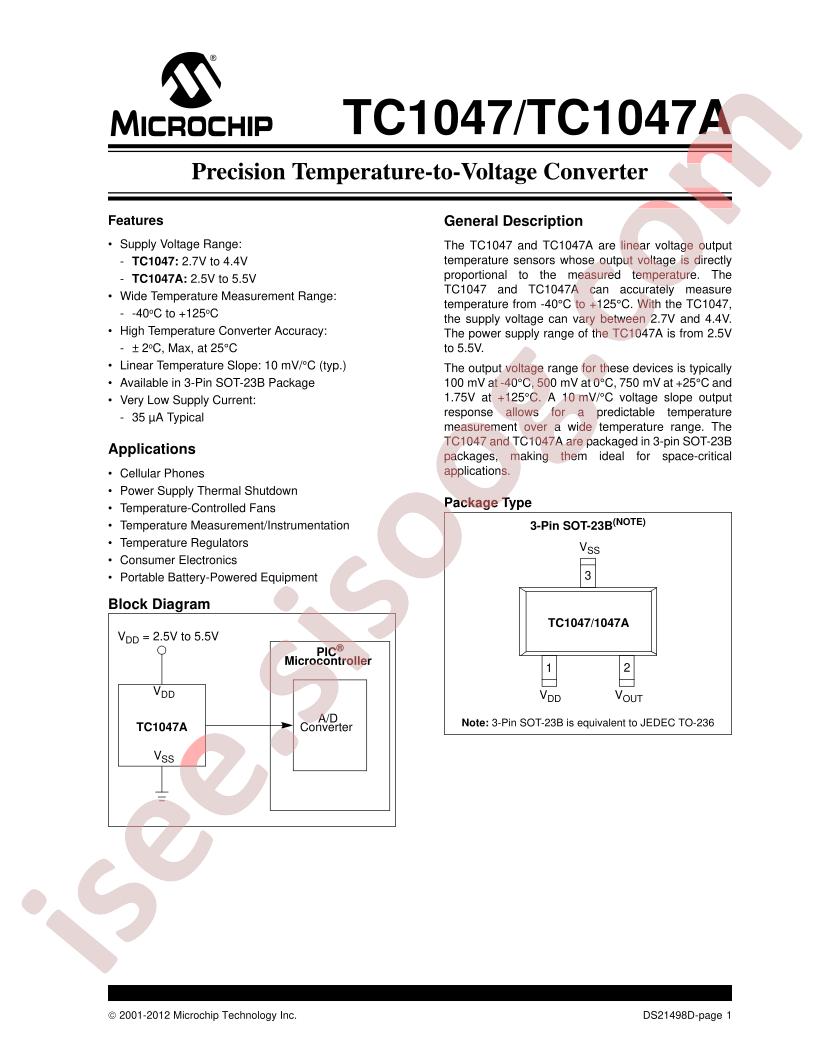 TC1047, TC1047A