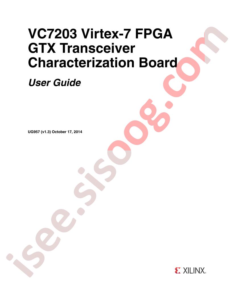 VC7203 GTX User Guide