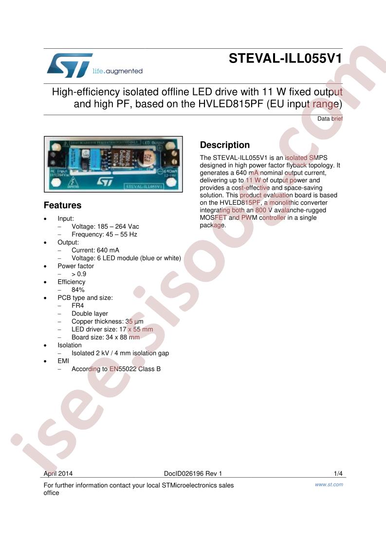 STEVAL-ILL055V1