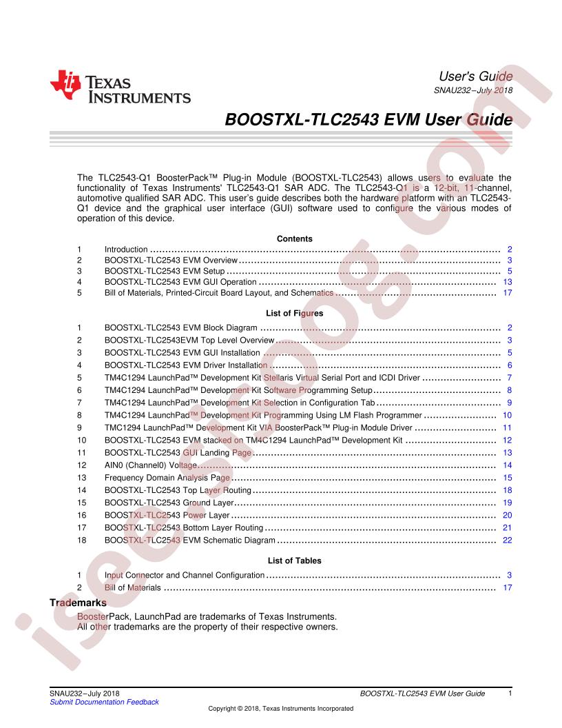 BOOSTXL-TLC2543 User Guide