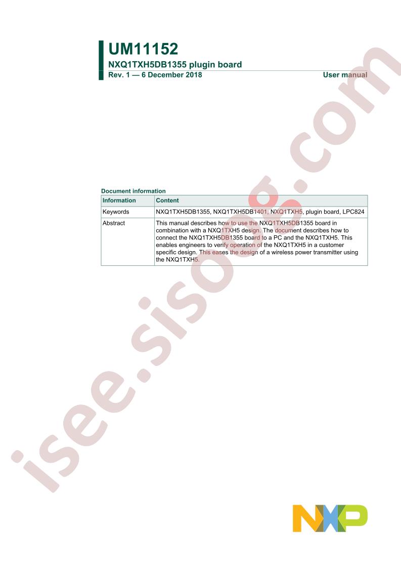 NXQ1TXH5DB1355 User Manual