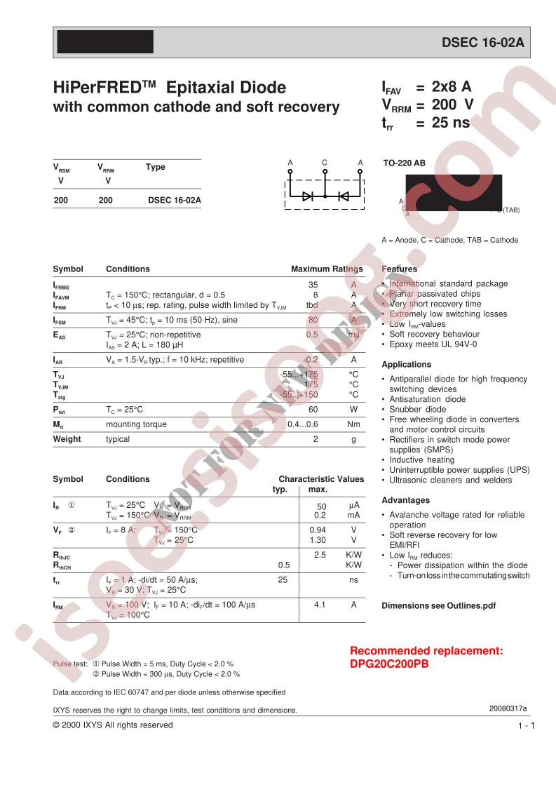 DSEC16-02A