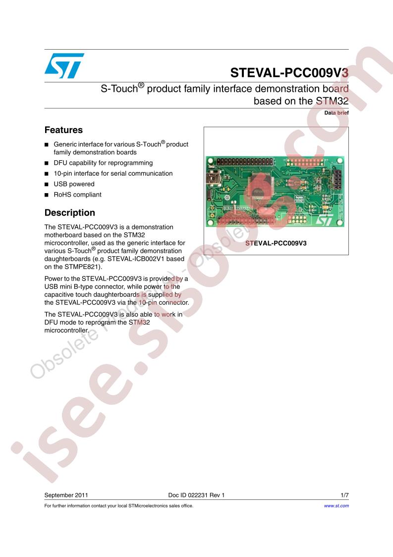 STEVAL-PCC009V3 Demo Board