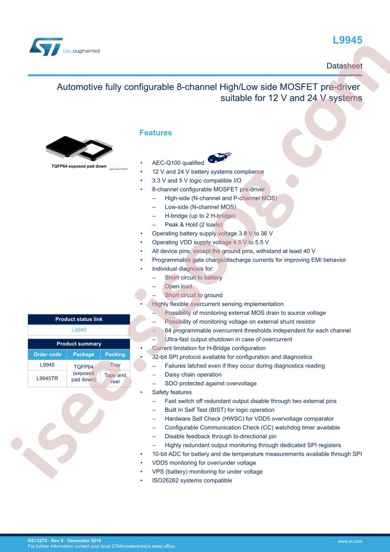 L9945 DataSheet