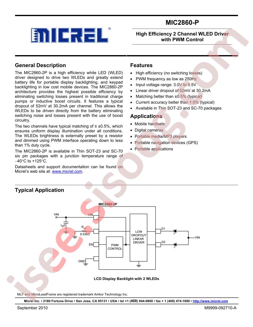 MIC2860-P