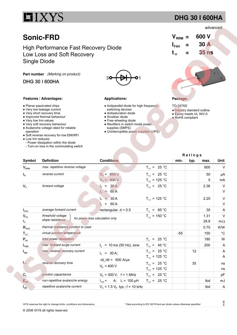 DHG30I600HA