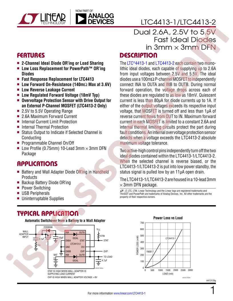 LTC4413-1,-2 Datasheet