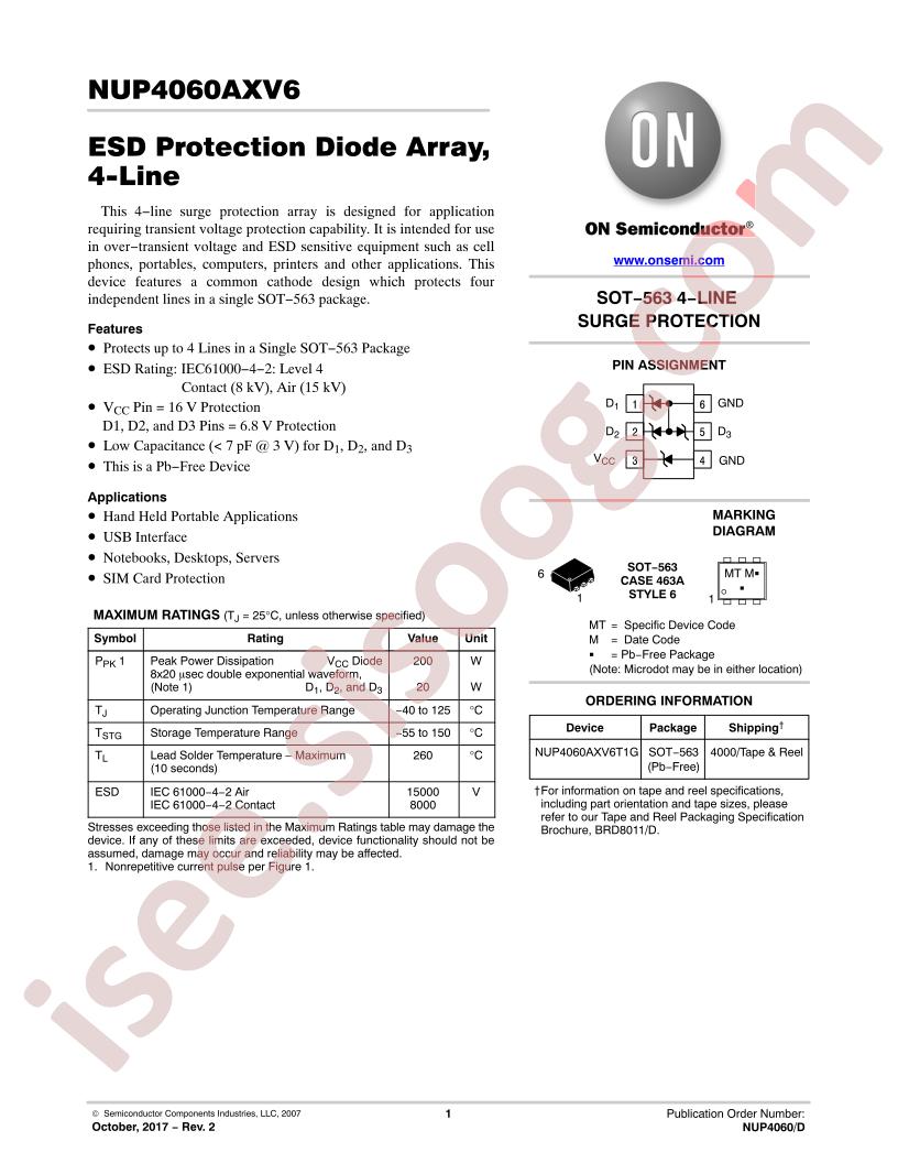 NUP4060AXV6