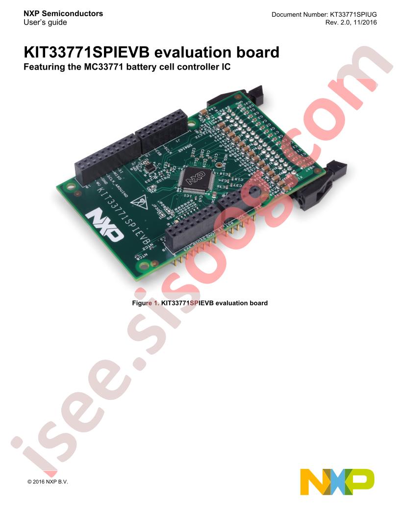 KIT33771SPIEVB User Guide