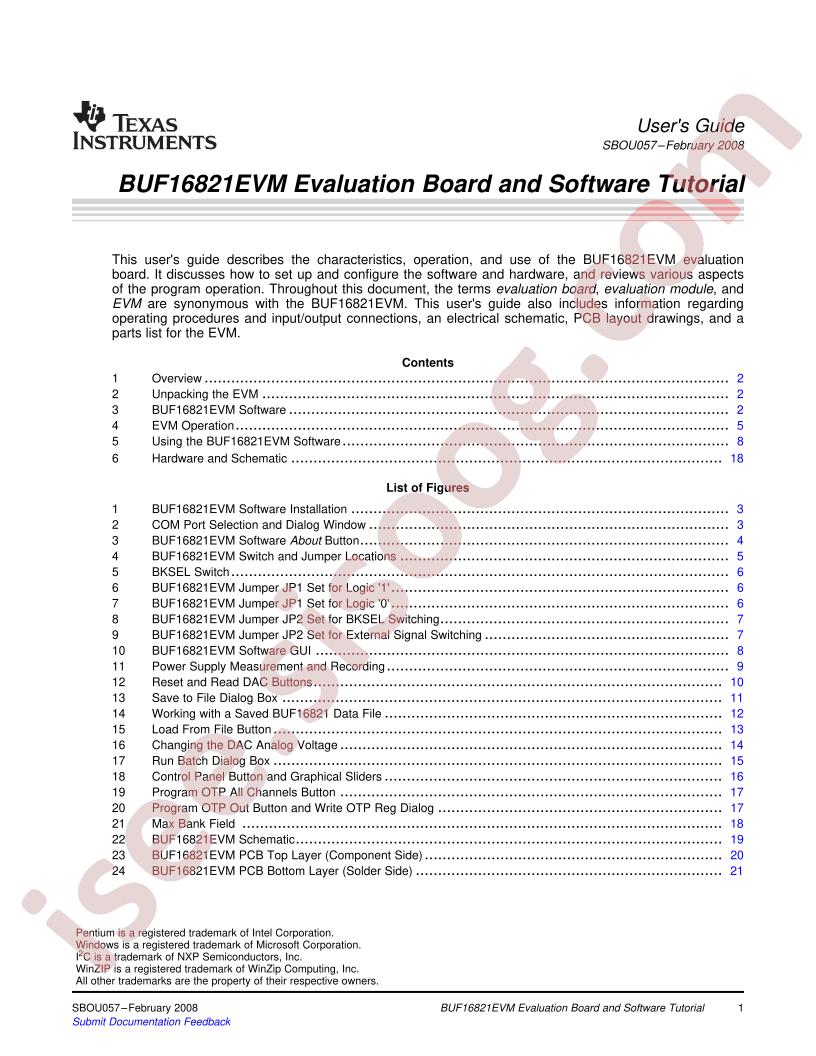 BUF16821EVM Guide