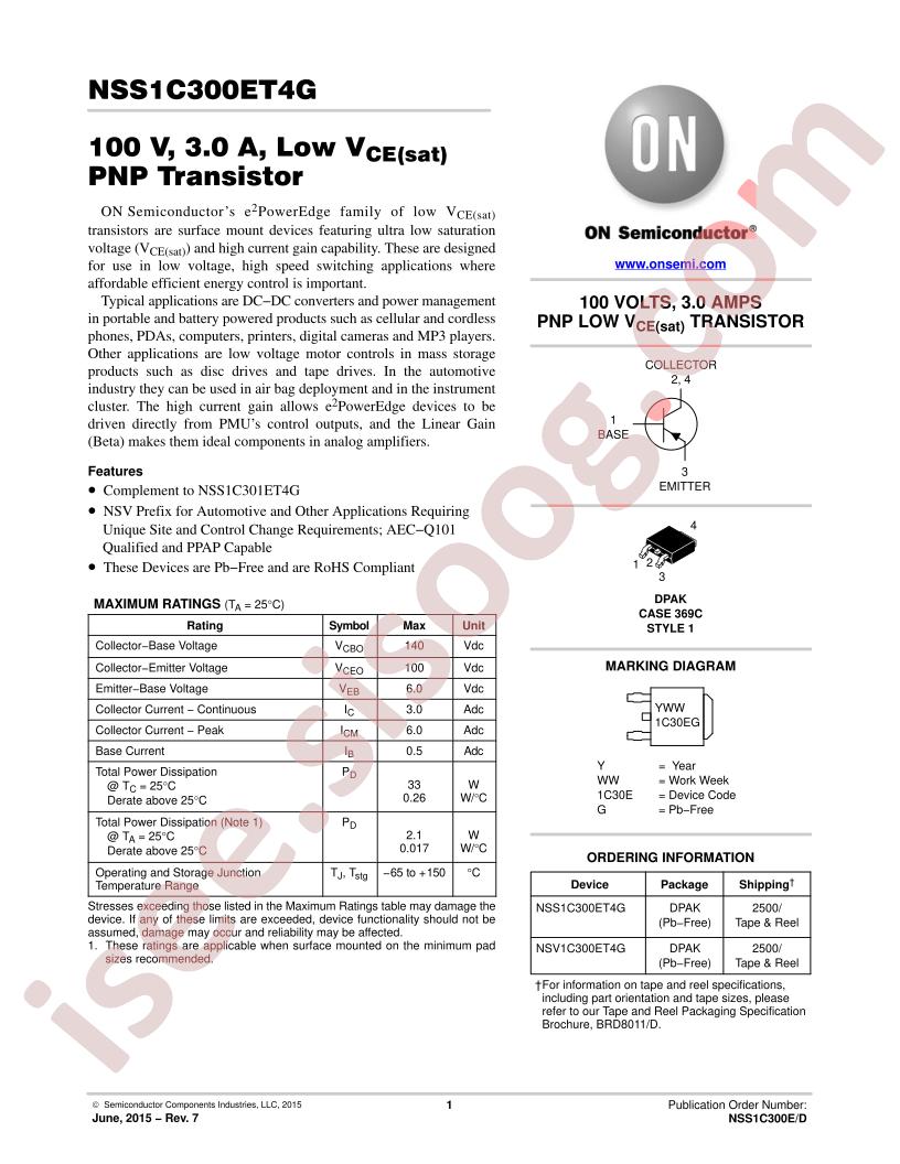NSS1C300ET4G