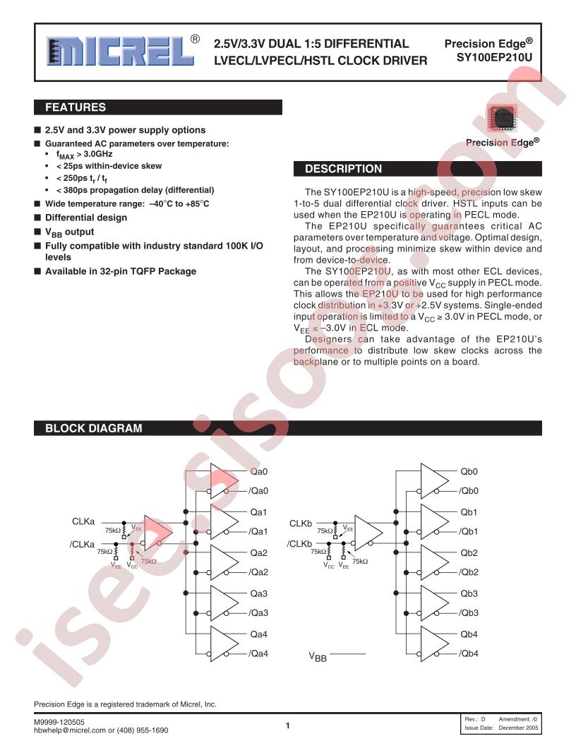 SY100EP210U