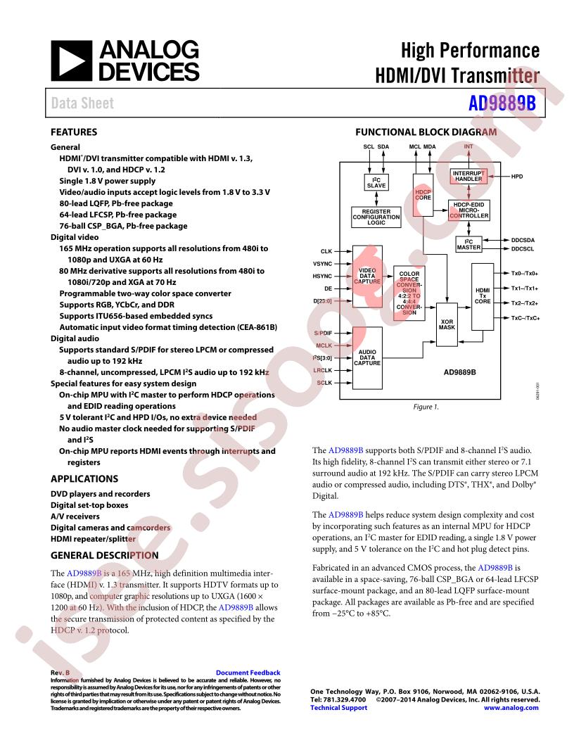 AD9889B