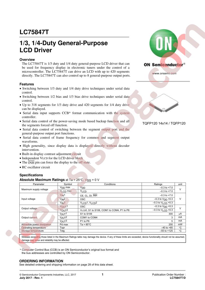 LC75847T
