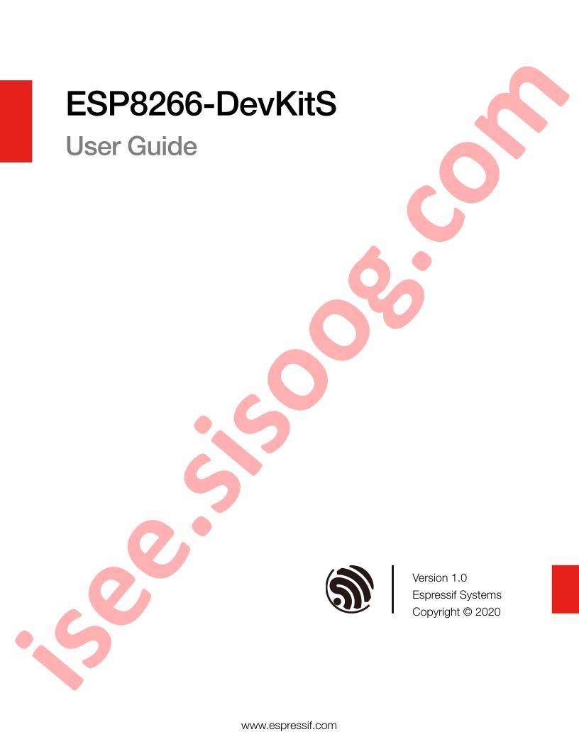 ESP8266-DevKitS Guide