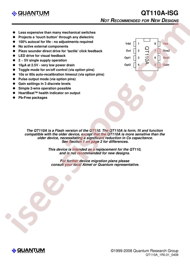 QT110A-ISG