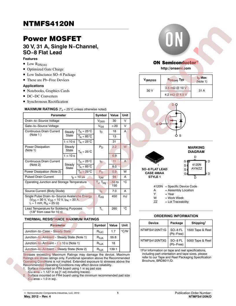 NTMFS4120NT1G