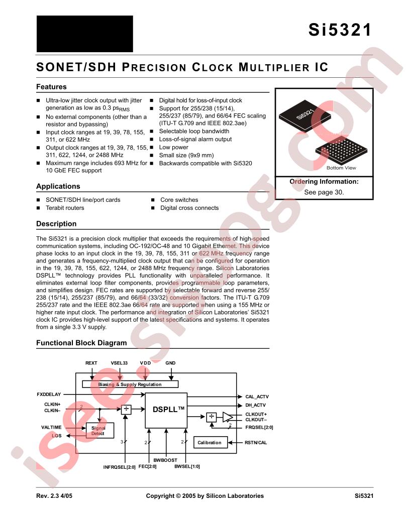 SI5321-x-BC Rev2.3