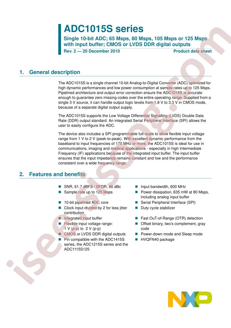 ADC1015S Series