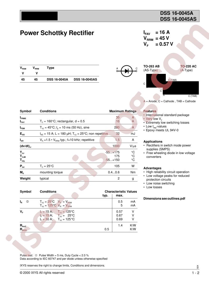 DSS16-0045A/AS