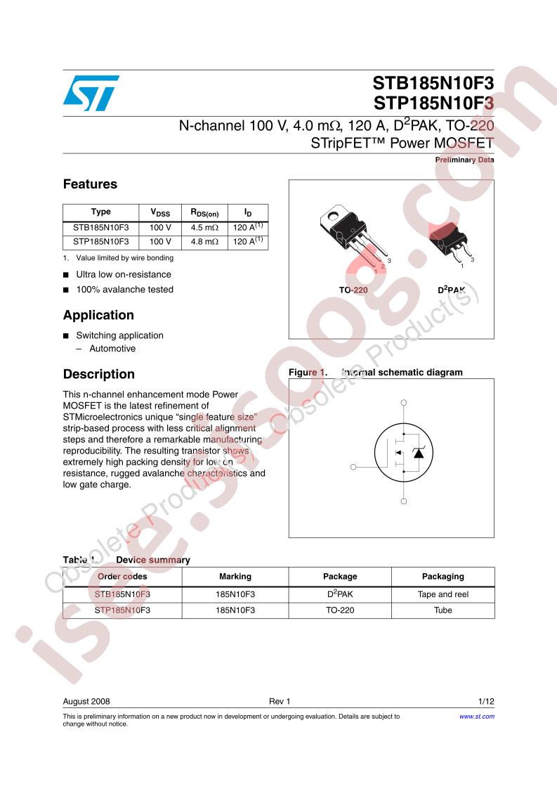 ST(B,P)185N10F3