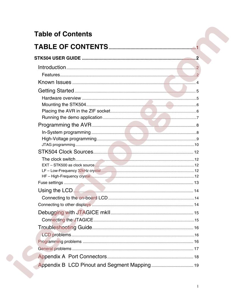 STK504 User Guide