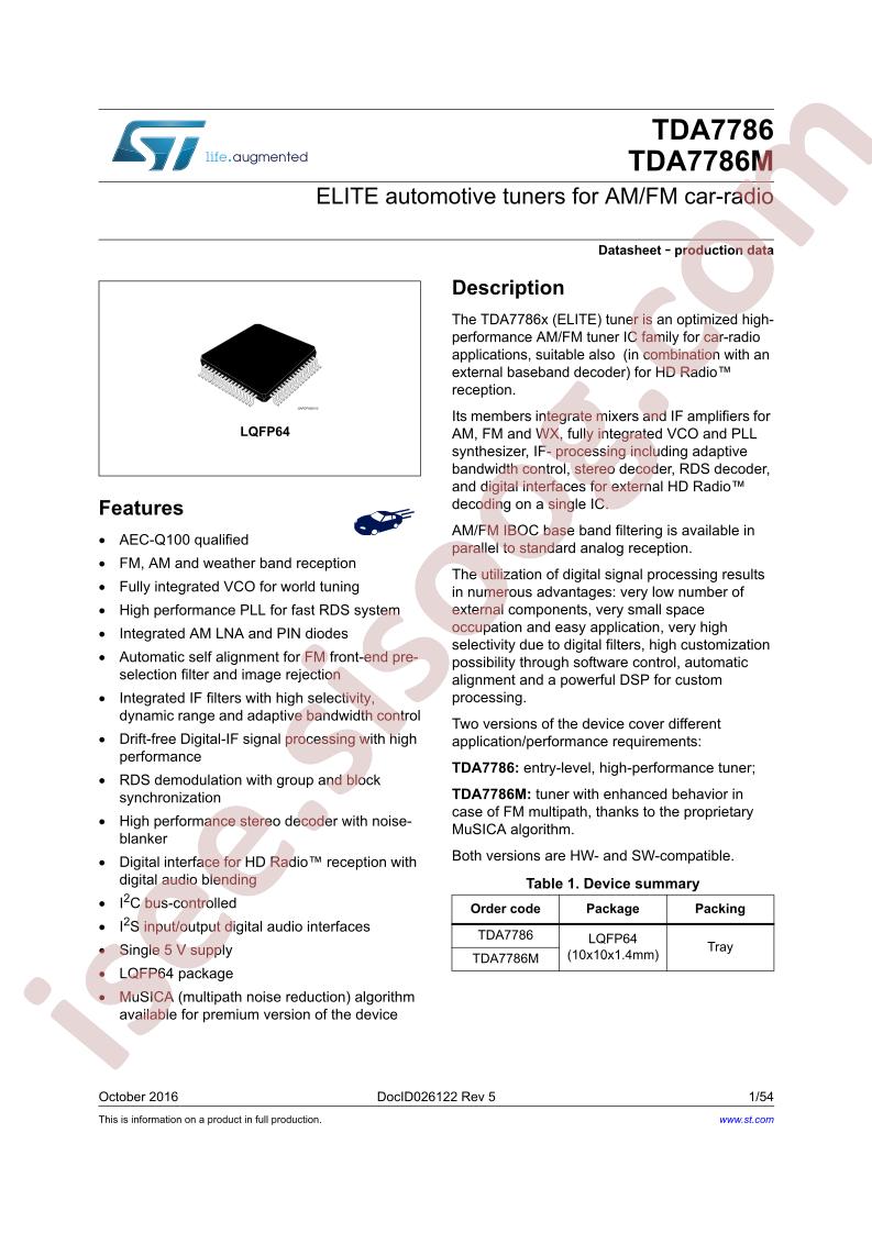 TDA7786(M)