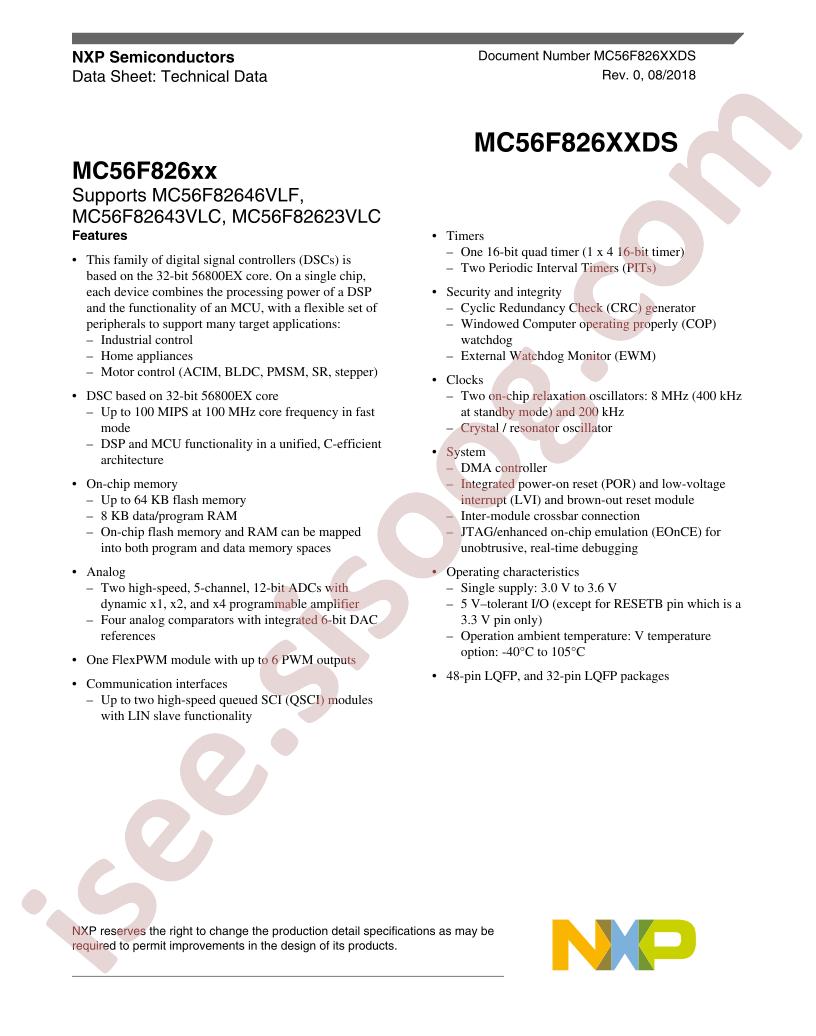 MC56F826xx