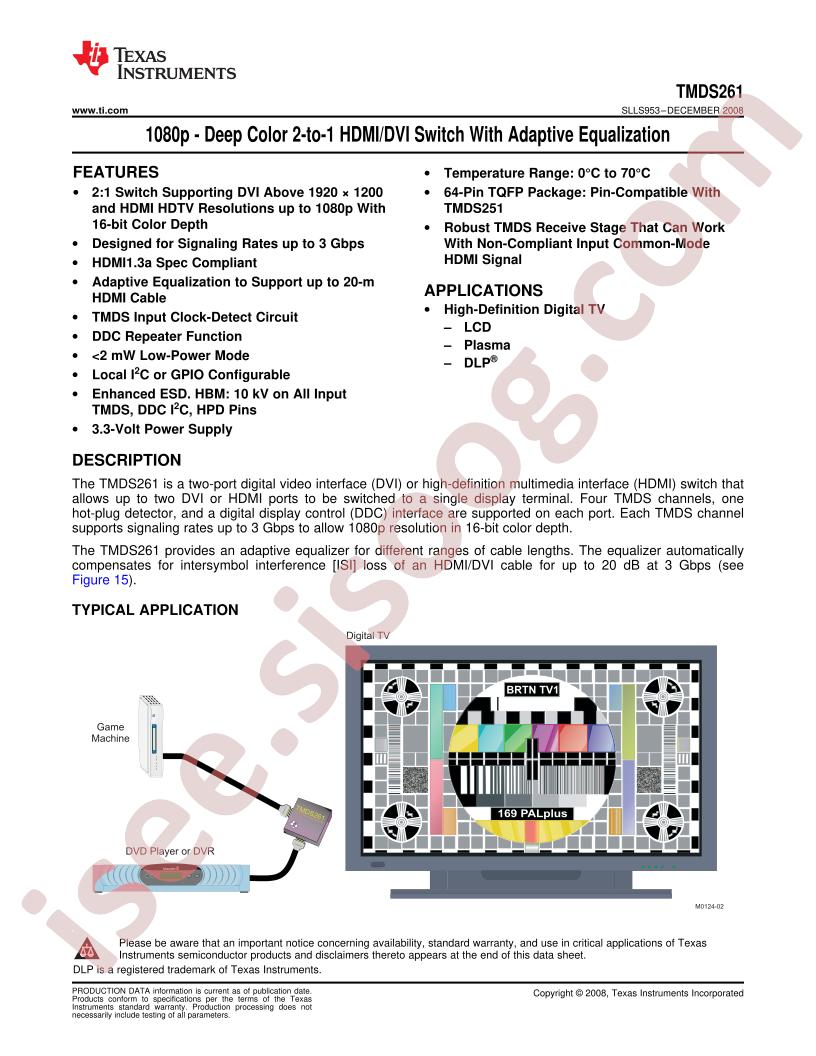 TMDS261