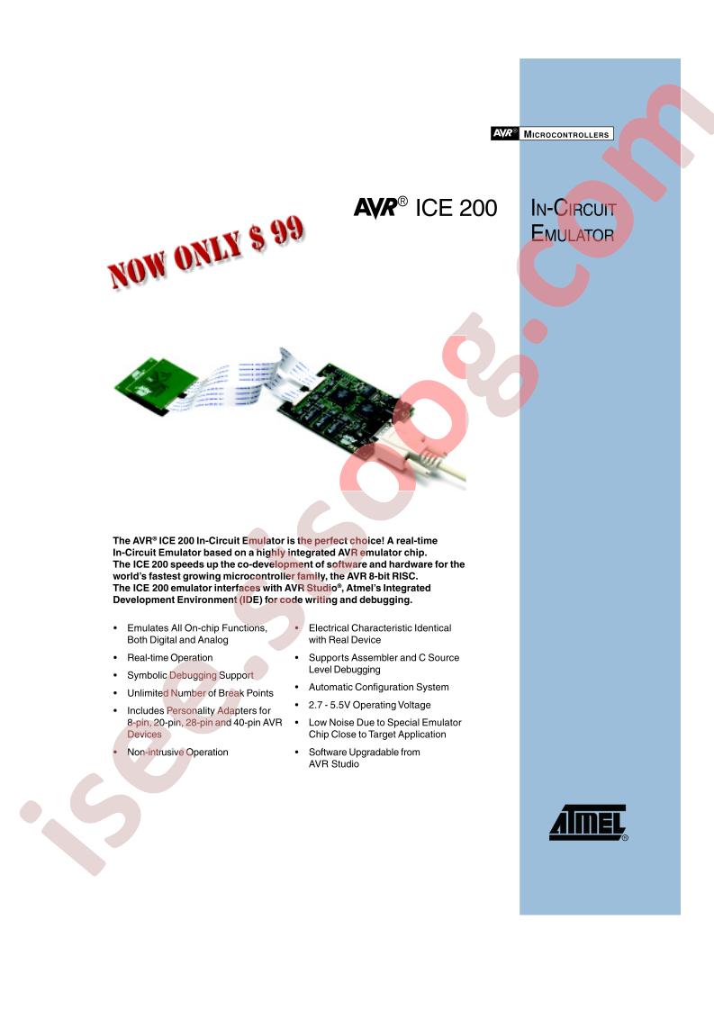 AVR ICE200 Prod Brief