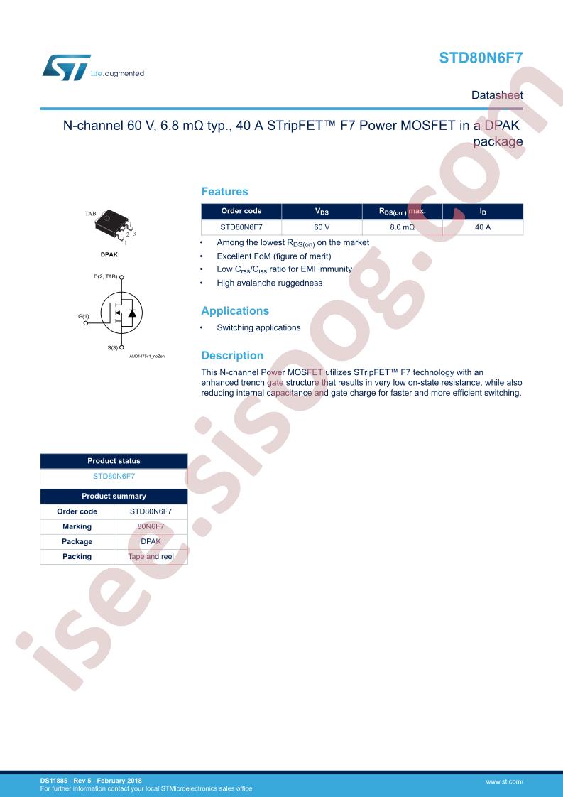 STD80N6F7