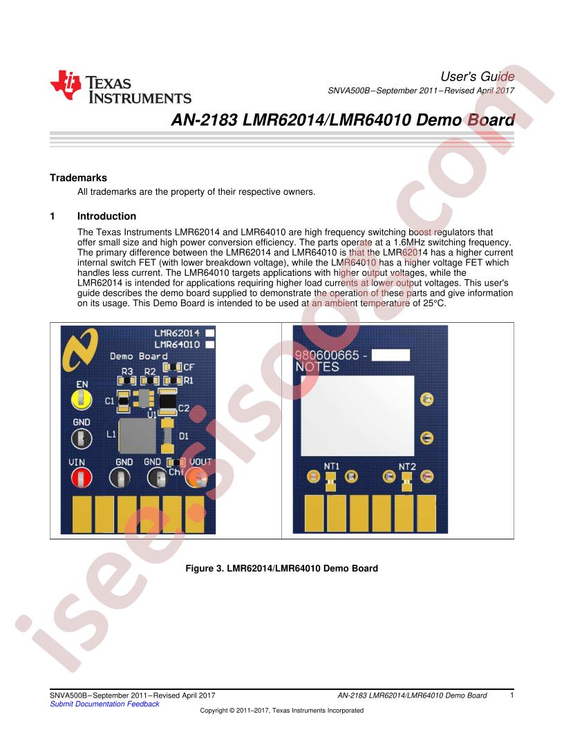 LMR62014/64010 Demo Brd Guide
