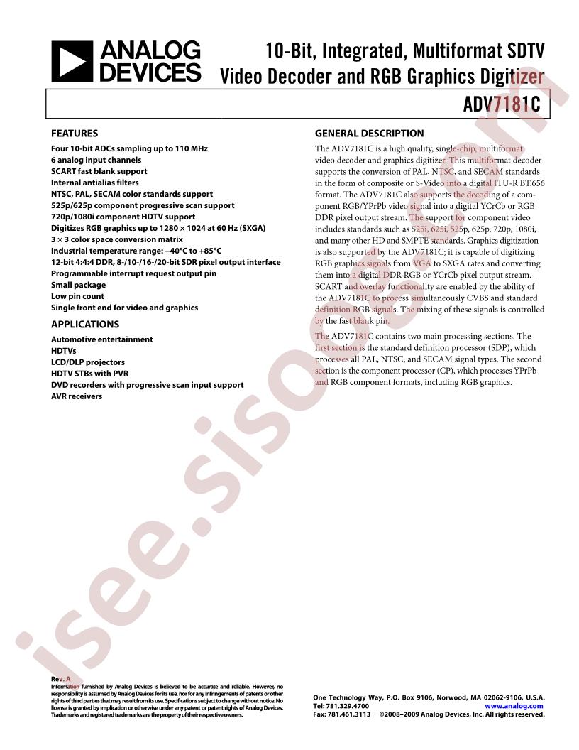 ADV7181C