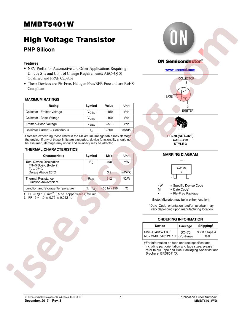 MMBT5401W