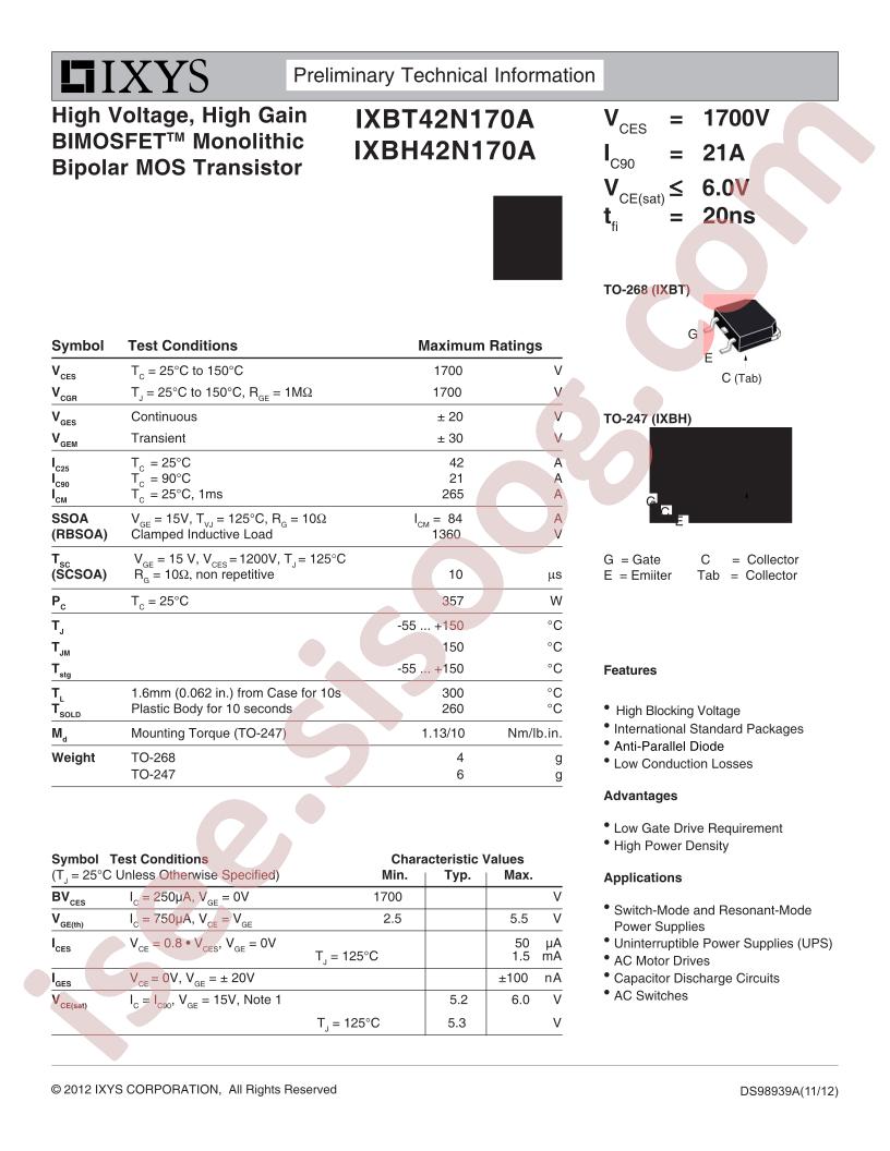 IXBx42N170A