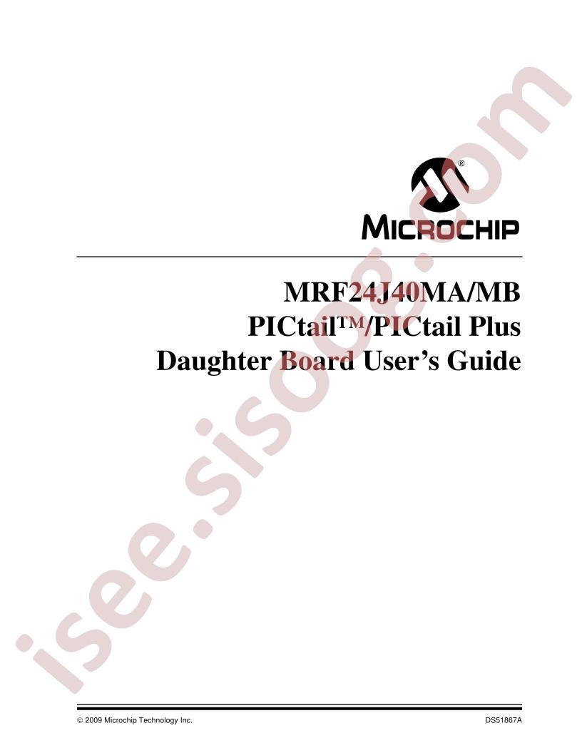MRF24J40MA/MB Guide