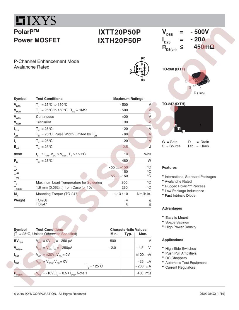 IXT(H,T)20P50P