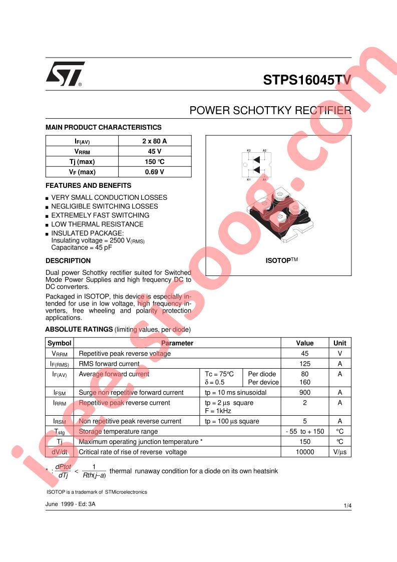 STPS16045TV