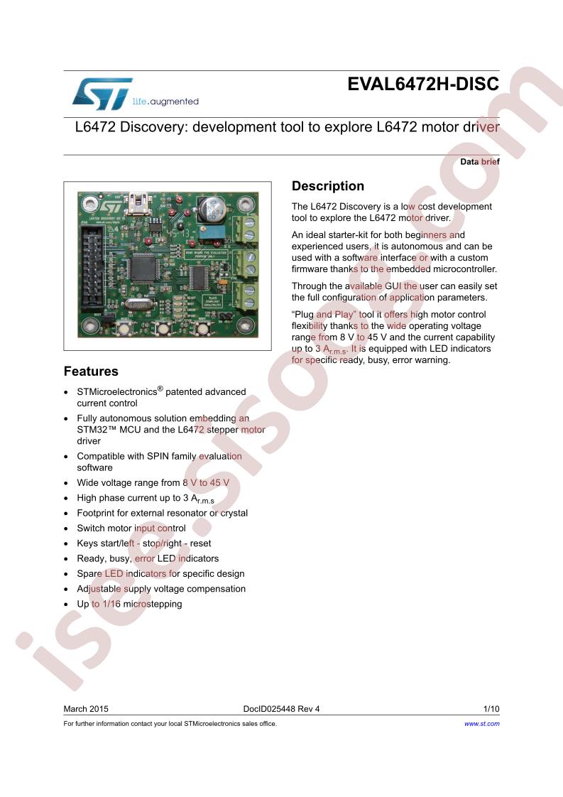 EVAL6472H-DISC Data Brief