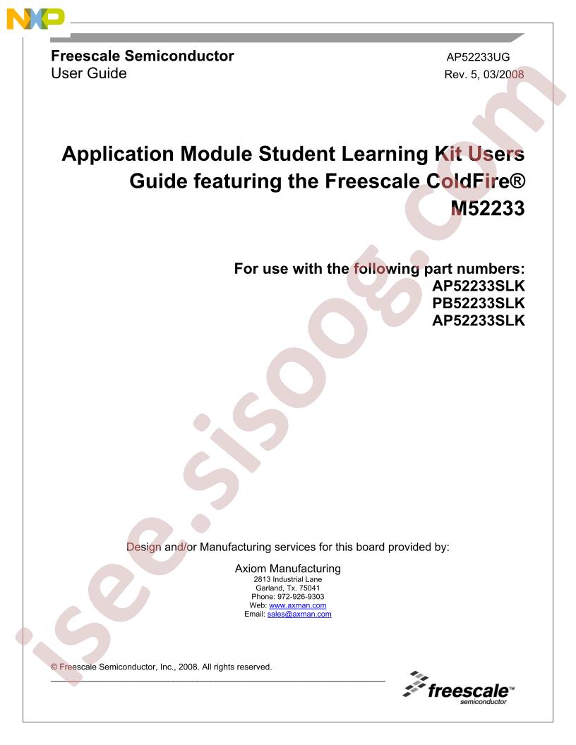 M52233 User Guide