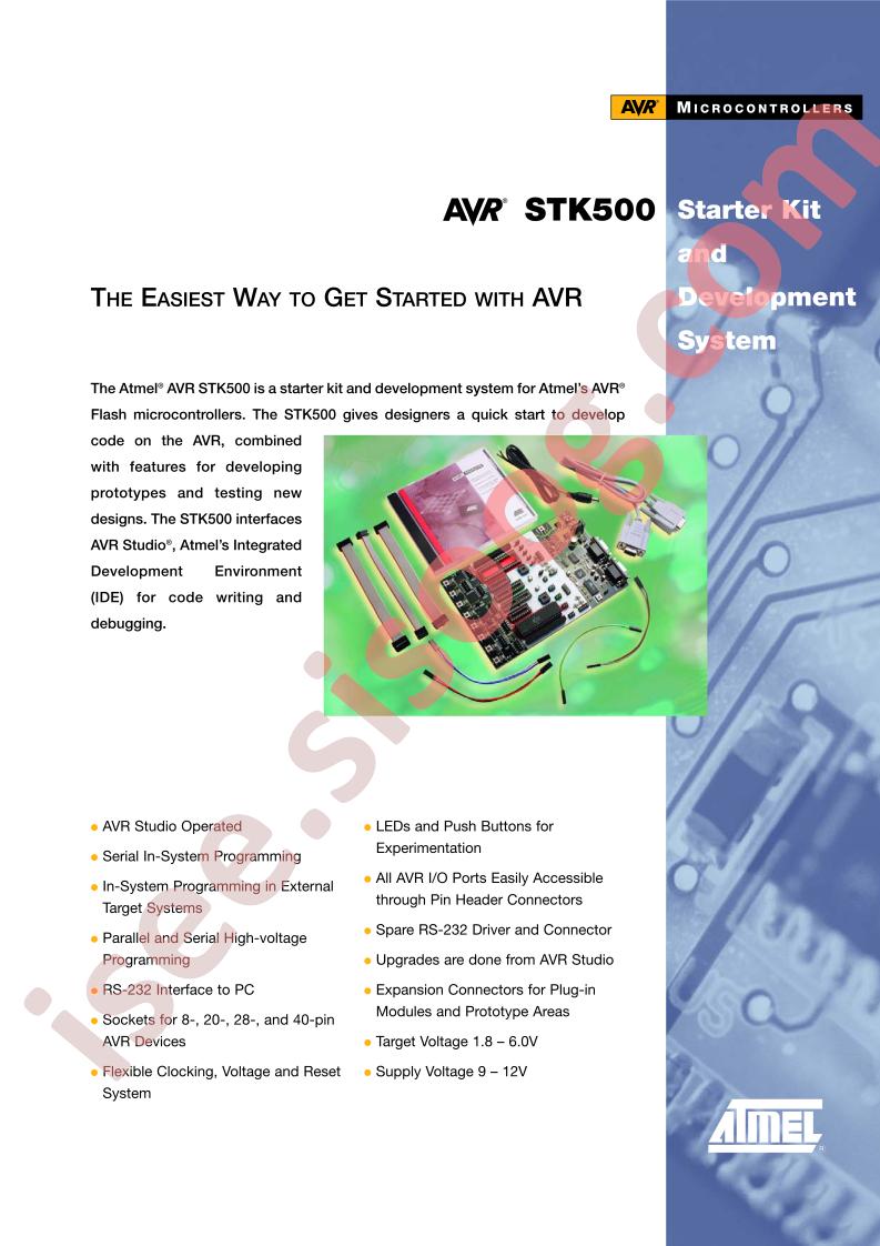 ATSTK500 Starter Kit_Dev System