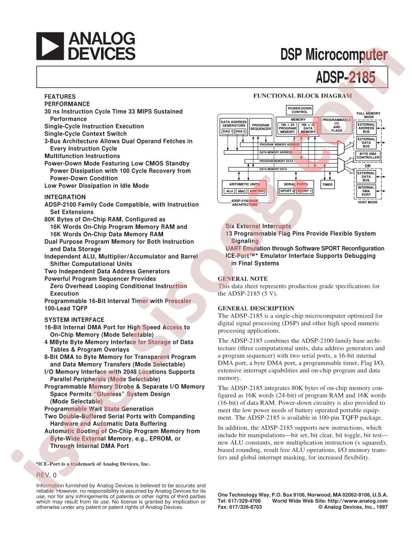 ADSP-2185