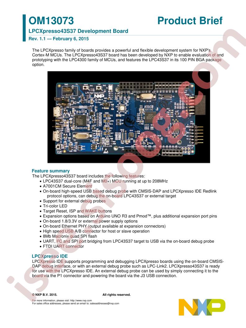 OM13073 Brief