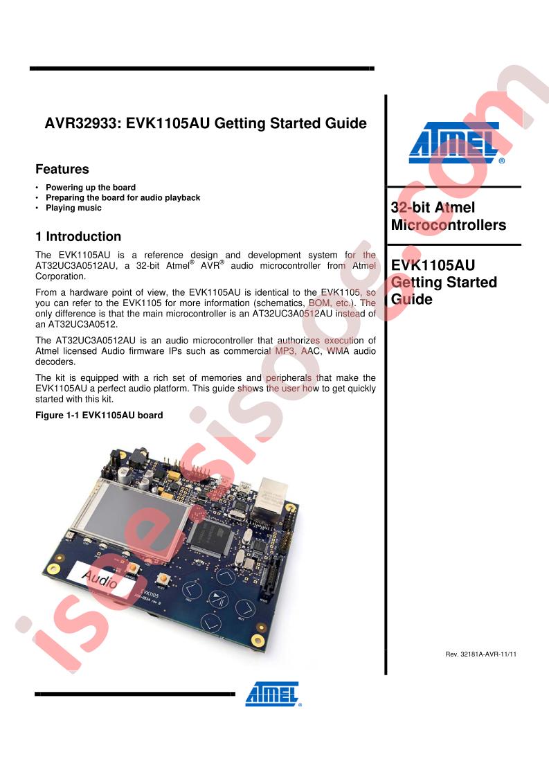 EVK1105AU Getting Started Guide