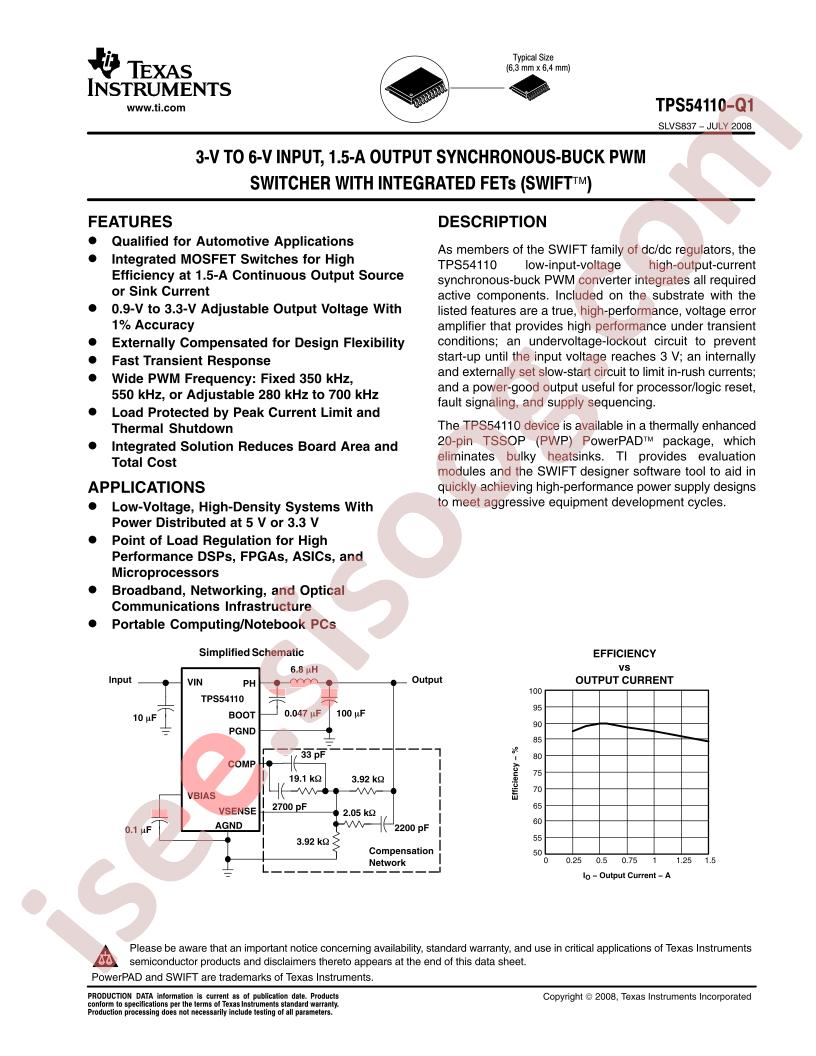 TPS54110-Q1