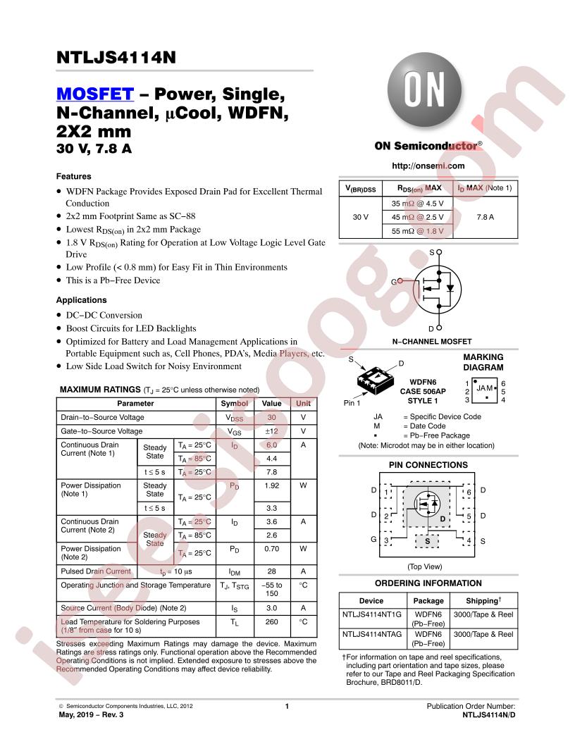 NTLJS4114N